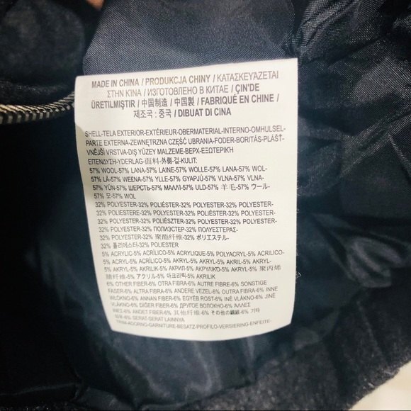 Vans WOMEN'S BIKE Jacket BLACK GREY PARKA Coat size S - Picture 8 of 8